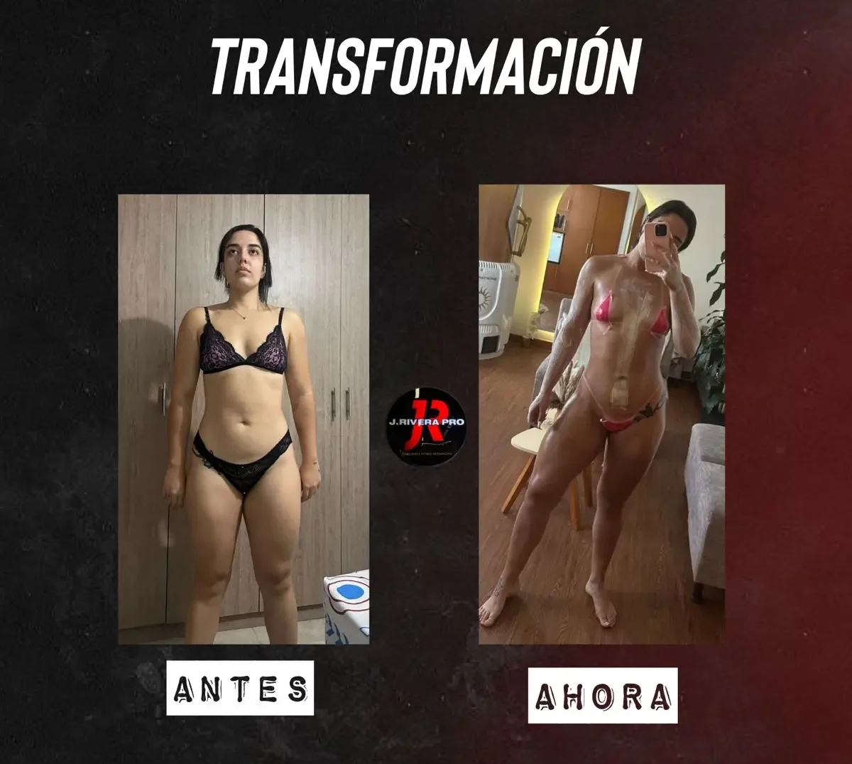 Antes y después de un cliente de J Rivera Pro