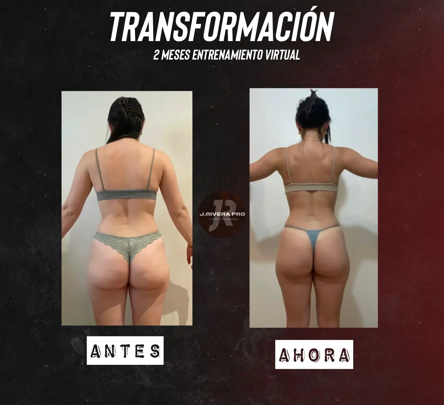 Antes y después de un cliente de J Rivera Pro